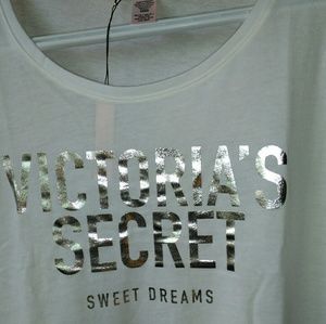 Victoria's Secret Sweet Dreams white night shirt